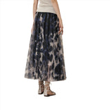 Beye Women's Long Blue Skirt