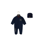Aigner Kids New Born Boy's Set of Sleepsuit & Hat