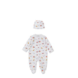 Kissy Kissy Kids New Born Boy's Set of Sleepsuit & Hat