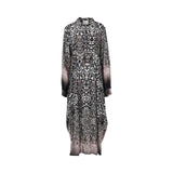 Oblique Women's Long Sleeve Printed Dress