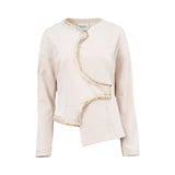 Oblique Women's Beige Jacket