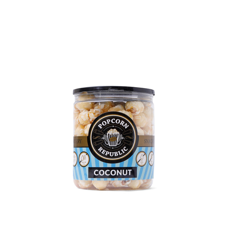Olis Popcorn Republic Popcorn Coated With Melted Sugar Coconut