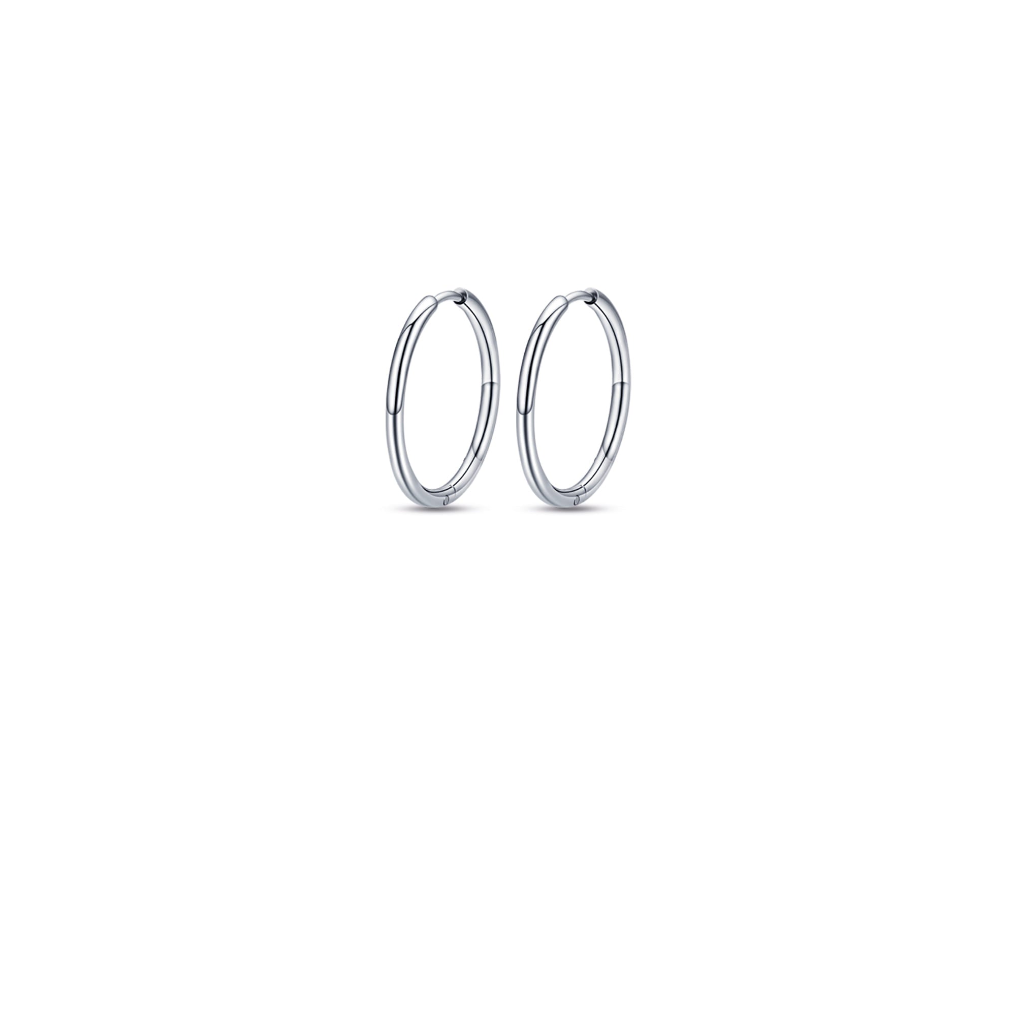 Luca Barra Ladies Steel Circle Earrings 24mm | Accessories | Earrings | Fashion Jewellery | Women | Women Earrings | Womens Luca Barra Ladies Steel Circle Earrings 24mm | Accessories | Earrings | Fashion Jewellery | Women | Women Earrings | Womens