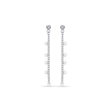 Luca Barra Ladies Steel Earrings with Circles