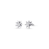 Luca Barra Ladies steel earrings with rotating Flower of Life