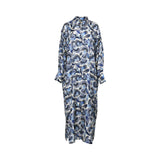 Momoni Women's JAU Multicolor Dress in Printed Habutai