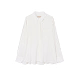 Momoni Women's White Boulder Crepe Shirt