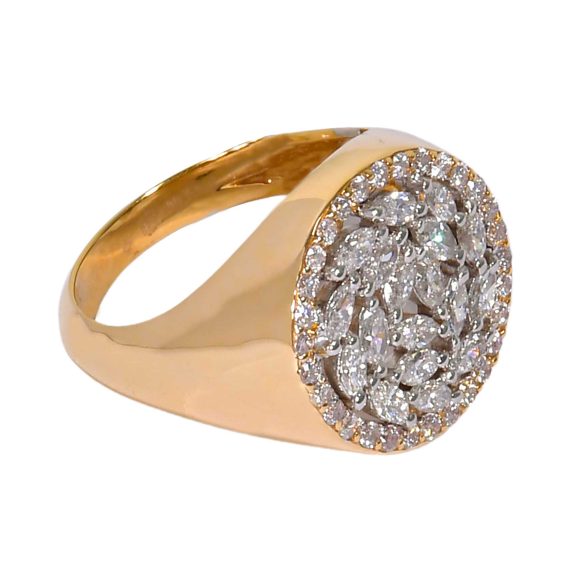 Ouzounian Ring 18 Carat Pink Gold With Round Diamond | Fine Jewellery | Ring | Women Rings | Womens Ouzounian Ring 18 Carat Pink Gold With Round Diamond | Fine Jewellery | Ring | Women Rings | Womens