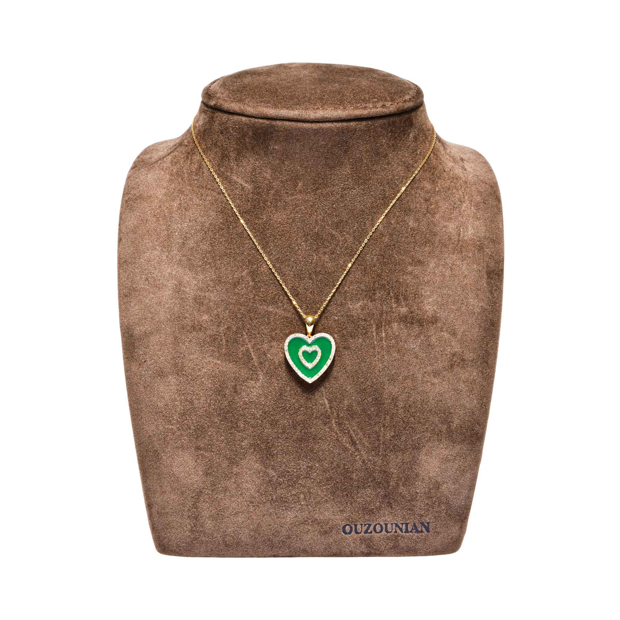 Ouzounian Jewelry Double Heart Pendant Necklace with Diamonds | Fine Jewellery | Necklace | Necklace With Pendant | Women | Women Necklaces | Womens Ouzounian Jewelry Double Heart Pendant Necklace with Diamonds | Fine Jewellery | Necklace | Necklace With Pendant | Women | Women Necklaces | Womens