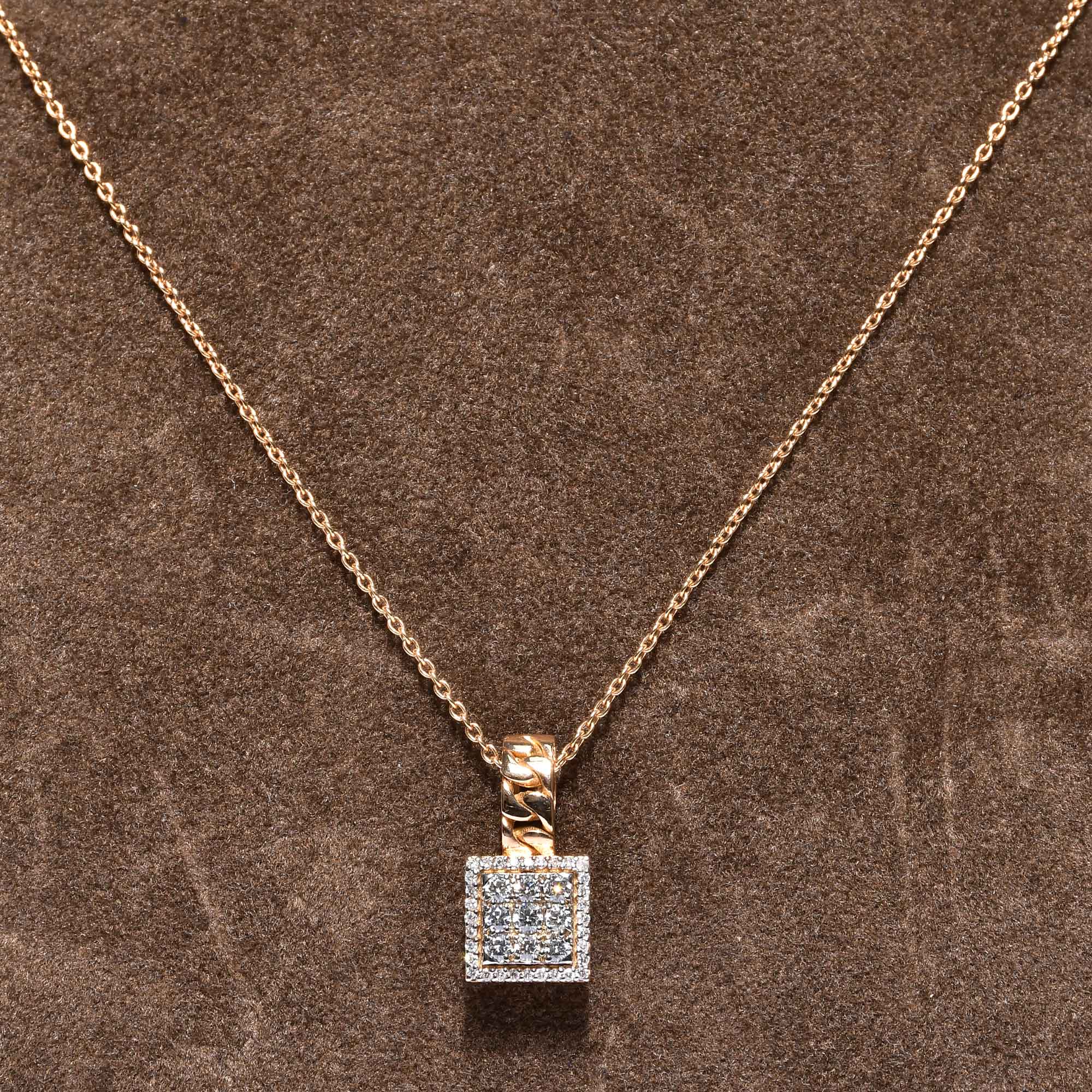 Ouzounian Jewelry Diamond Square Pendant Necklace | Fine Jewellery | Necklace With Pendant | Women | Women Necklaces | Womens Ouzounian Jewelry Diamond Square Pendant Necklace | Fine Jewellery | Necklace With Pendant | Women | Women Necklaces | Womens