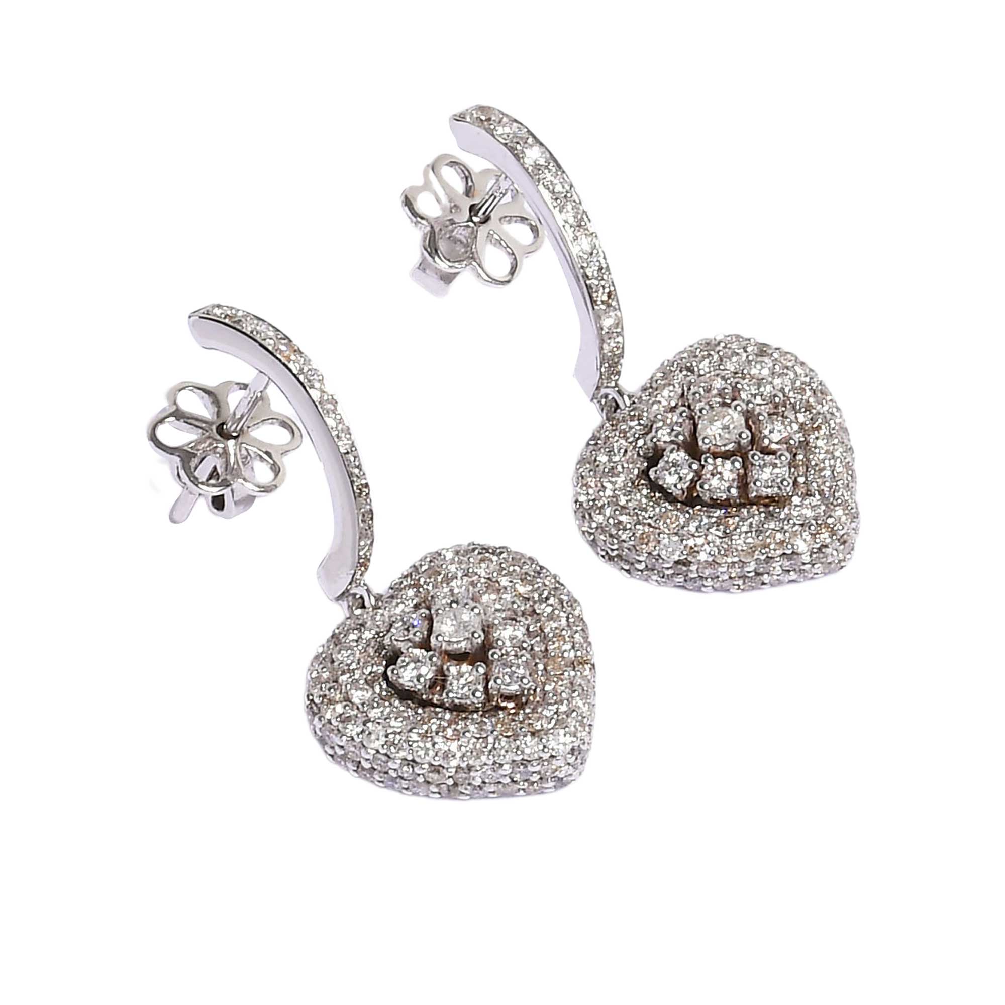 Ouzounian Jewelry Heart-Shaped Diamond Drop Earrings | Earring | Earrings | Fine Jewellery | Women | Women Earrings | Womens Ouzounian Jewelry Heart-Shaped Diamond Drop Earrings | Earring | Earrings | Fine Jewellery | Women | Women Earrings | Womens