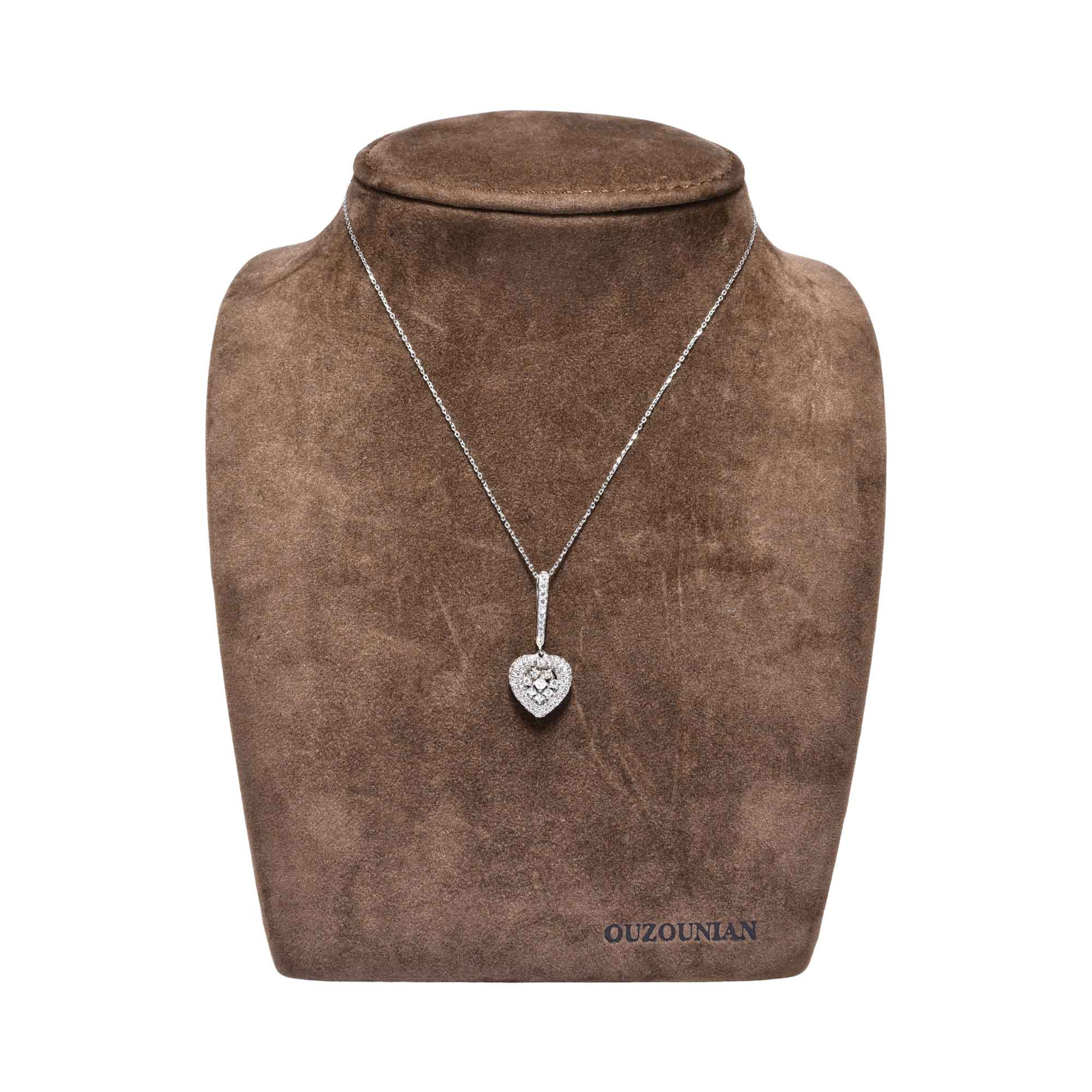 Ouzounian Jewelry Diamond Heart Pendant Necklace | Fine Jewellery | Necklace | Necklace With Pendant | Women | Women Necklaces | Womens Ouzounian Jewelry Diamond Heart Pendant Necklace | Fine Jewellery | Necklace | Necklace With Pendant | Women | Women Necklaces | Womens