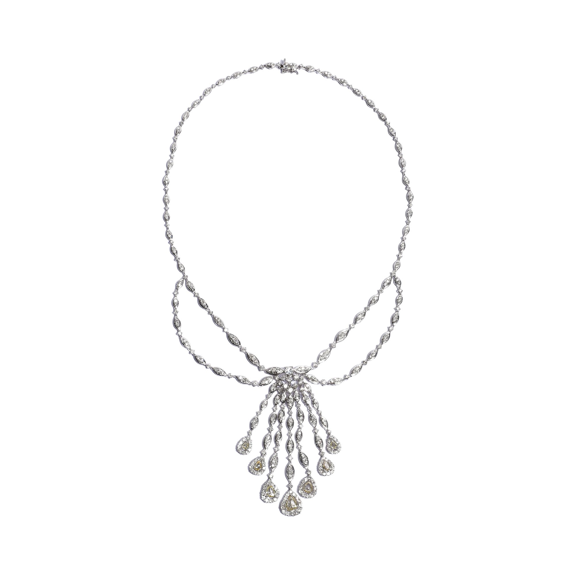 Ouzounian Jewelry Diamond Cascade Necklace | Fine Jewellery | Necklace | Necklace With Pendant | Winter 2024 | Women | Women Necklaces | Womens Ouzounian Jewelry Diamond Cascade Necklace | Fine Jewellery | Necklace | Necklace With Pendant | Winter 2024 | Women | Women Necklaces | Womens