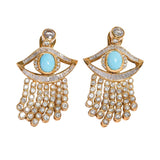 Ouzounian Jewelry Evil Eye Diamond Drop Earrings