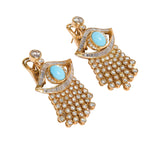 Ouzounian Jewelry Evil Eye Diamond Drop Earrings