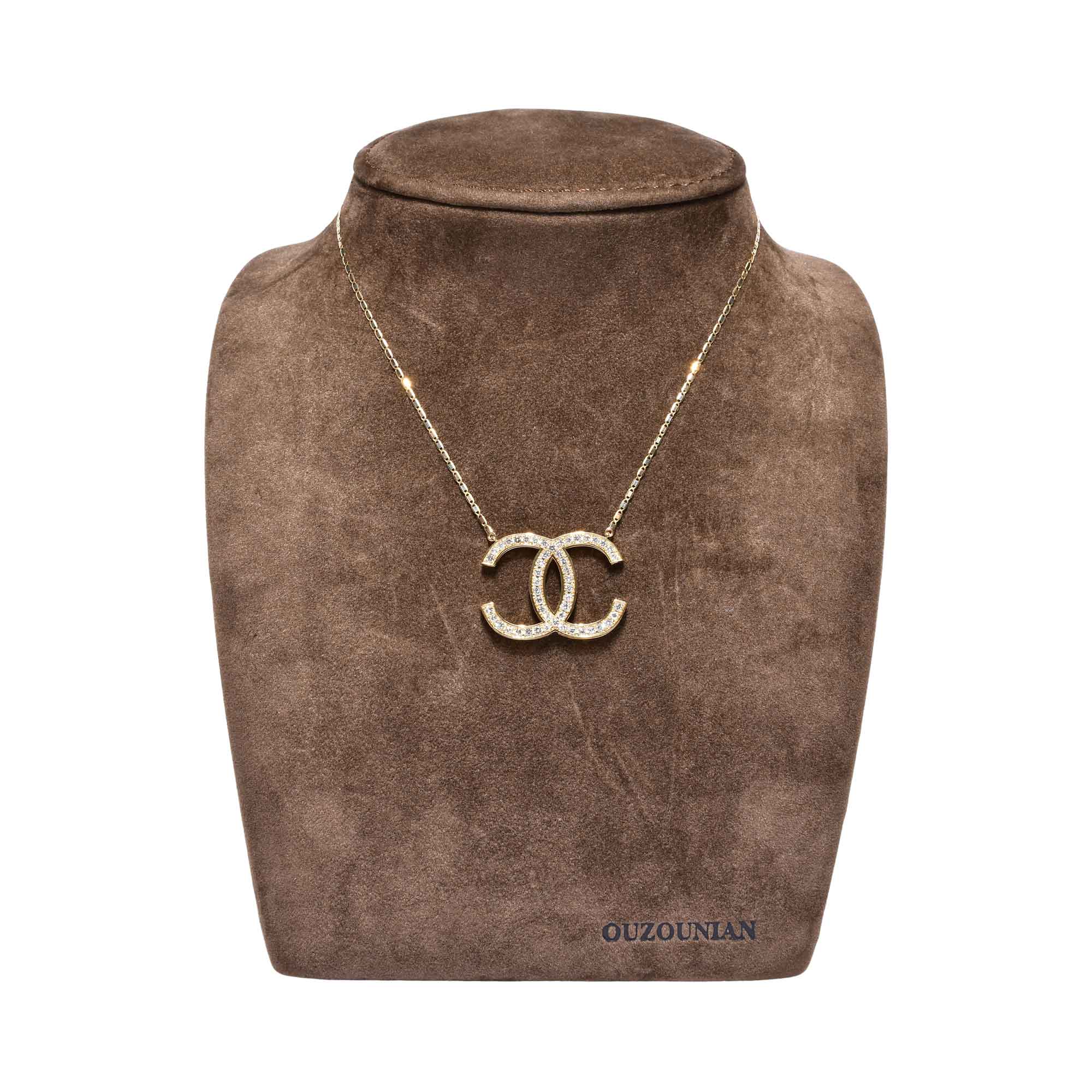 Ouzounian Jewelry Diamond-Encrusted CC Pendant Necklace | Fine Jewellery | Necklace | Necklace With Pendant | Winter 2024 | Women | Women Necklaces | Womens Ouzounian Jewelry Diamond-Encrusted CC Pendant Necklace | Fine Jewellery | Necklace | Necklace With Pendant | Winter 2024 | Women | Women Necklaces | Womens