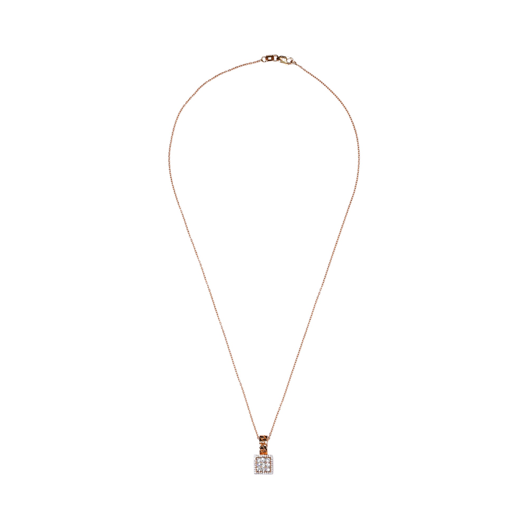 Ouzounian Jewelry Diamond Square Pendant Necklace | Fine Jewellery | Necklace With Pendant | Women | Women Necklaces | Womens Ouzounian Jewelry Diamond Square Pendant Necklace | Fine Jewellery | Necklace With Pendant | Women | Women Necklaces | Womens