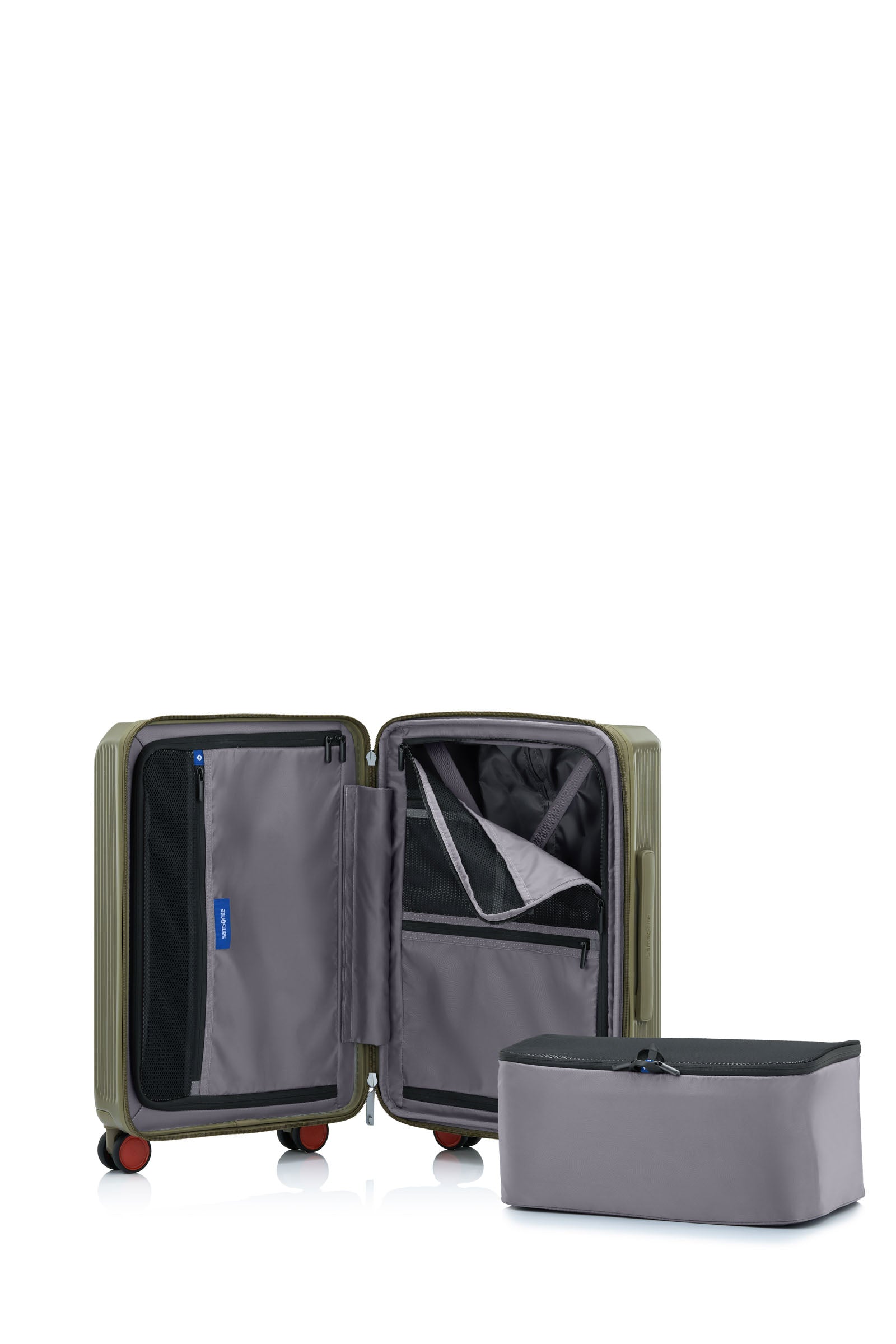 Samsonite Voypod Spinner Olive Hard Luggage