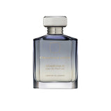 An 88ml smoky grey-to-clear gradient glass bottle of Ormonde Jayne Arabesque Eau de Parfum, featuring gold lettering and topped with a tiered silver neck and rectangular silver cap.