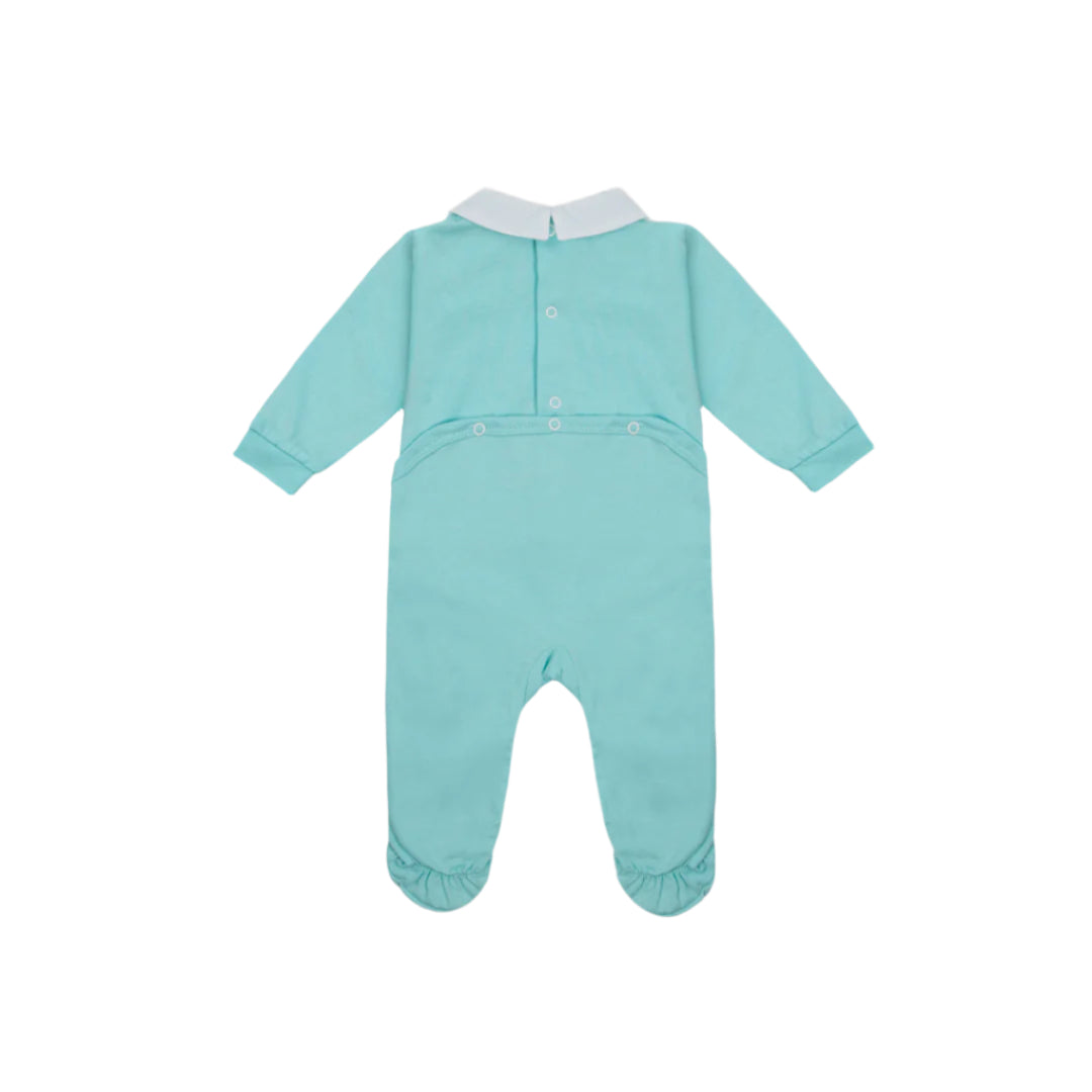 Jules & Juliette Paris Turquoise PARIS Baby Pyjama Cotton Embroidered | GCC | New Born | New Born Babysuits | New Born Boy (0M - 9M) | New Born Boy Babysuits Jules & Juliette Paris Turquoise PARIS Baby Pyjama Cotton Embroidered | GCC | New Born | New Born Babysuits | New Born Boy (0M - 9M) | New Born Boy Babysuits