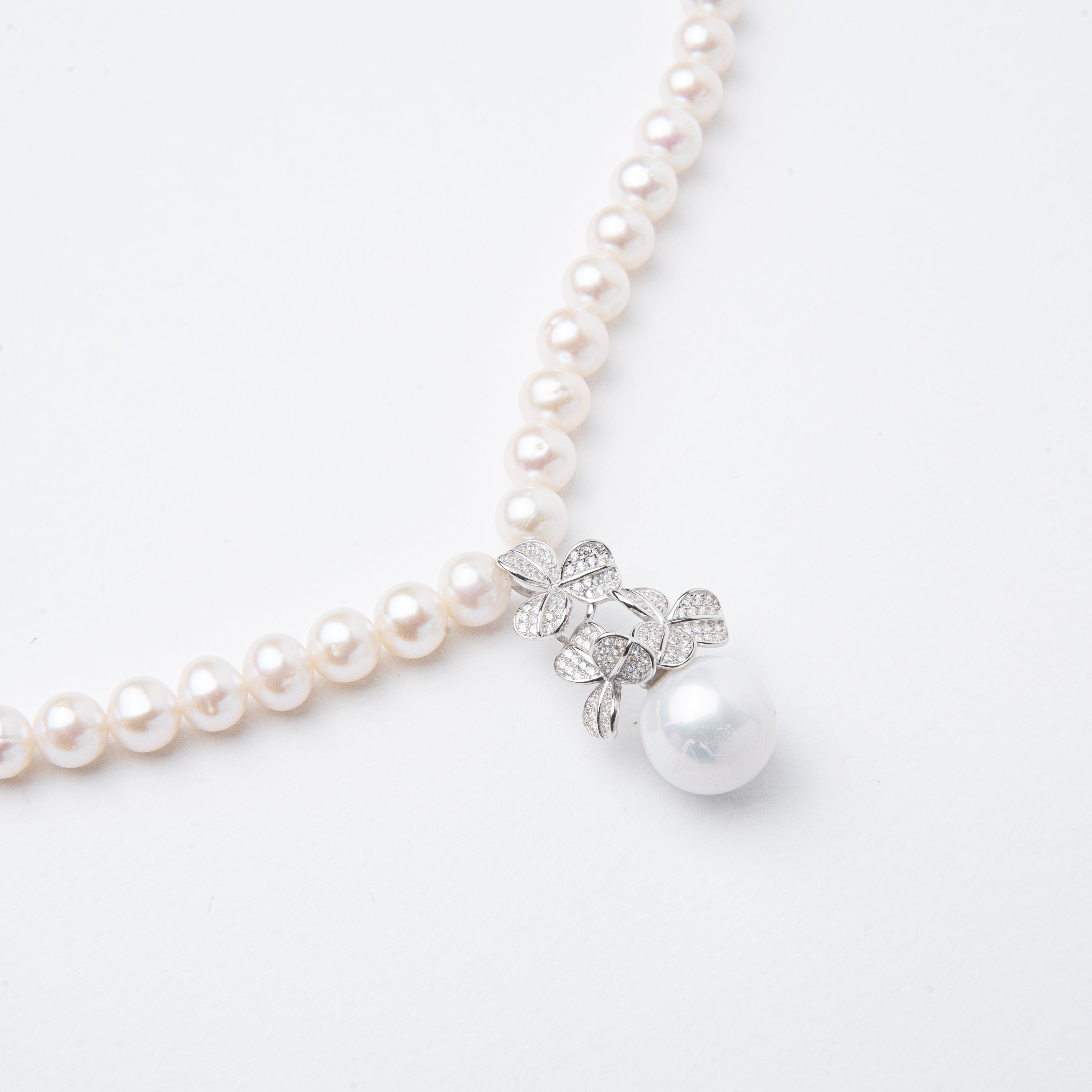 Bronzallure Cultured Freshwater Pearl White   One Size