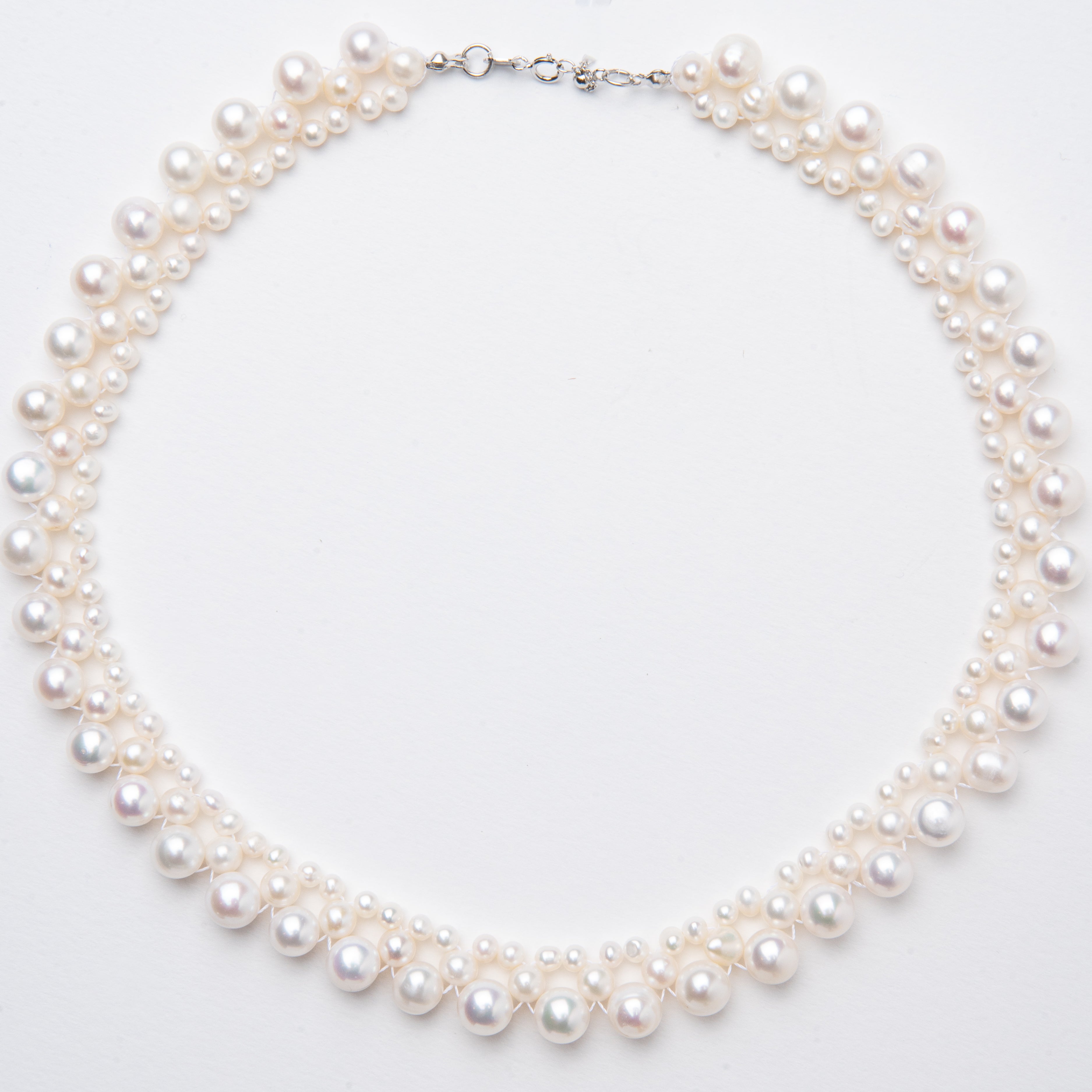 Bronzallure Cultured Freshwater Pearl White   One Size