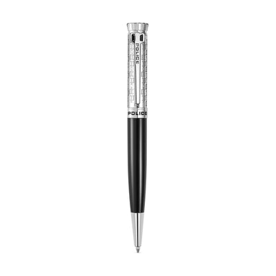 Police Gents Gothic Stainless Steel Ballpoint Pen