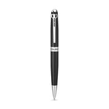 Police Clarendon Gents Black Pen With Silver Plating