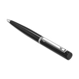 Black matte pen with a silver-toned clip featuring an engraved logo and 'POLICE' text around the barrel.