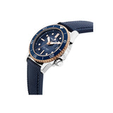 Cerruti Pesaro Gents Blue Dial Blue Silicone Strap Watch