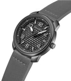 Police Protector - Gents Gun Semi Transparent Dial and Gun Leather Strap Watch