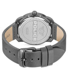 Police Protector - Gents Gun Semi Transparent Dial and Gun Leather Strap Watch