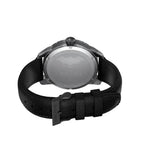 Police x Batman "The Bat" Limited Edition Gents Antique Gunmetal  Black Leather Strap Watch