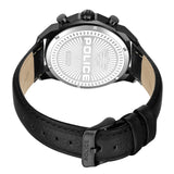 Police Rangy Gents Green Dial Black Leather Strap Watch