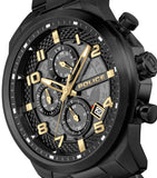 Police Soul Gents Black Stainless Steel Watch