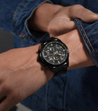 Police Soul Gents Black Stainless Steel Watch