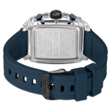 Police Clout Gents Blue Dial Blue Silicon Strap Watch