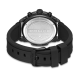 Police Men's Black & Blue Chronograph Watch Set with 4 Interchangeable Silicone Straps