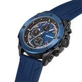 Police Men's Black & Blue Chronograph Watch Set with 4 Interchangeable Silicone Straps