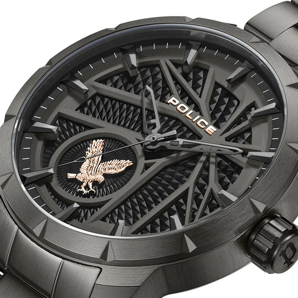 Police Neist Gents Black Dial IP Gun Watch – Blue Salon