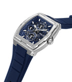 Police Creed Gents Blue Chronograph Silicone Watch