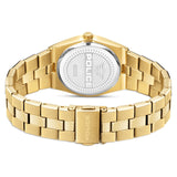 Police Vogue Ladies White MOP Dial Gold Tone Watch