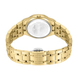 Police Moonlight Ladies Gold-Plated Watch with White Mother-of-Pearl Dial & Crystal Bezel