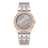 Police Moonlight Ladies Two-Tone Rose Gold & Grey MOP Dial Watch