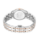 Police Allure Ladies Silver Dial Two-Tone Rose Gold & Silver Watch