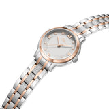 Police Charm Ladies Grey Dial Two-Tone Stainless Steel Watch