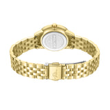 Police Women's Gold Watch with Green Mother of Pearl Dial & Crystal Bezel