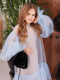 Katees Kids Girl's Flowy Tulle Dress – Princess Party Dress