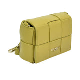 Piumelli Women's Woven Leather Crossbody Bag