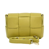 Piumelli Women's Woven Leather Crossbody Bag